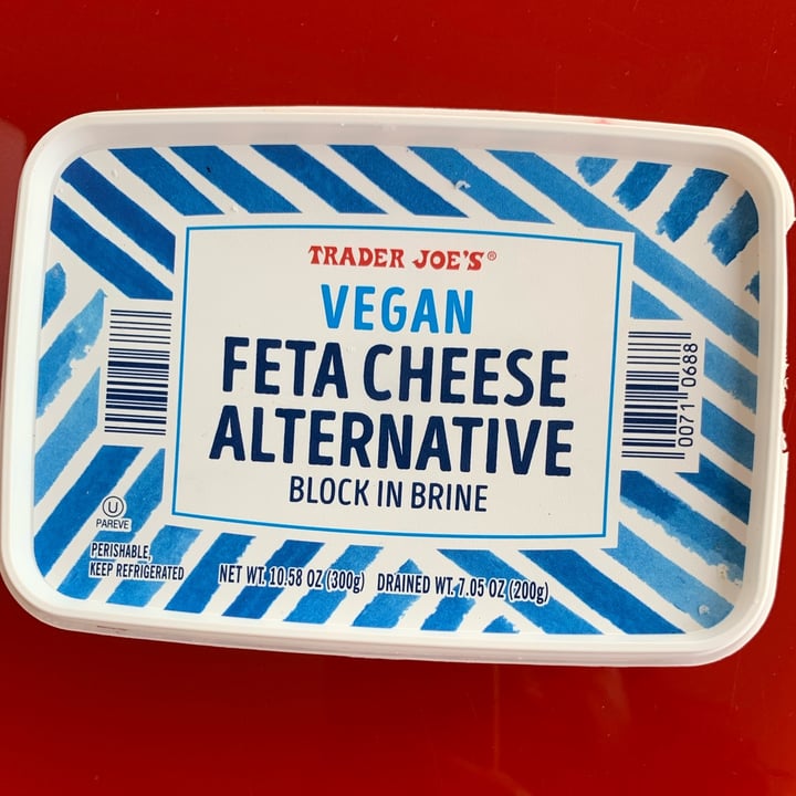photo of Trader Joe's Vegan Feta Cheese Alternative shared by @anasoto on  19 Dec 2021 - review