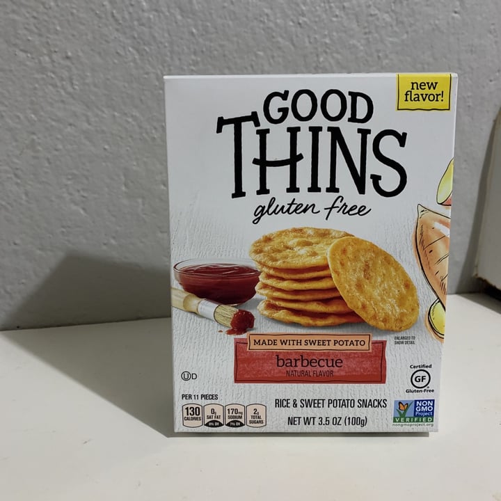 photo of Good Thins Rice & Sweet Patato Barbecue Flavor shared by @calysa14 on  12 Jun 2020 - review