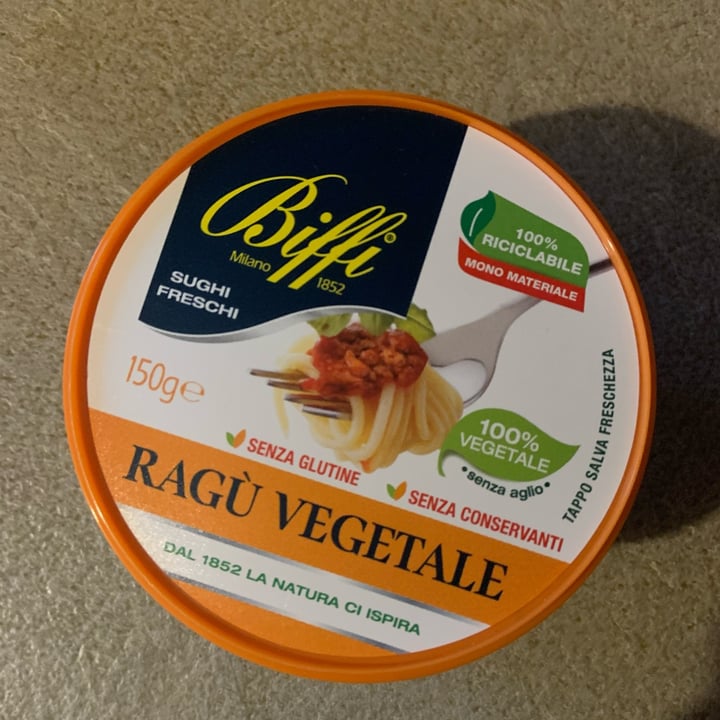 review photo of Biffi Ragù Vegetale (in barattolo di plastica) shared by @heresjade on 15 Jan 2022 - review