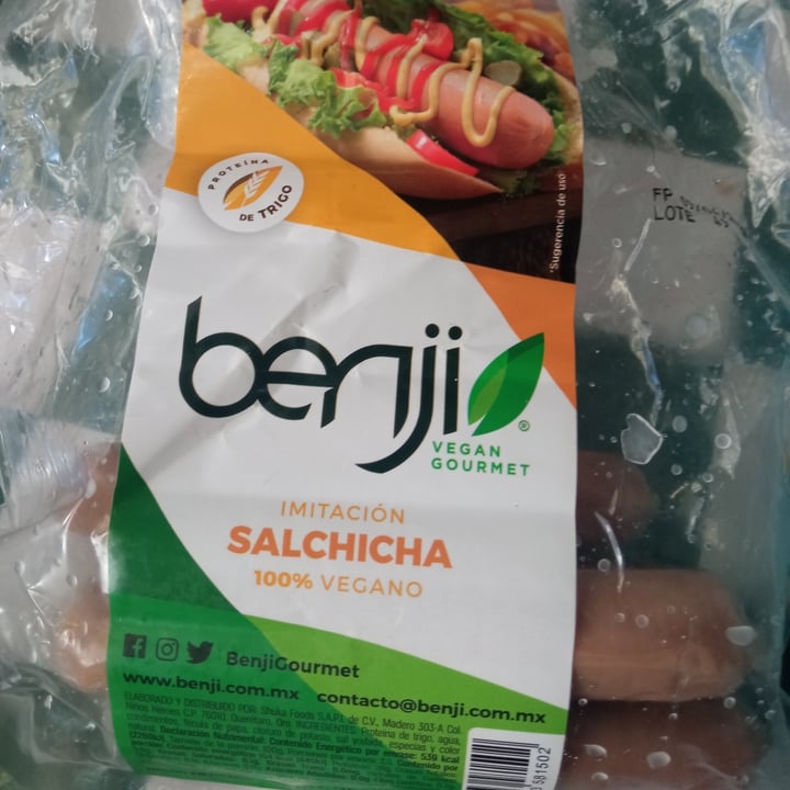photo of Benji Vegan Gourmet Salchicha Vegana shared by @xbmeeena on  03 Mar 2022 - review
