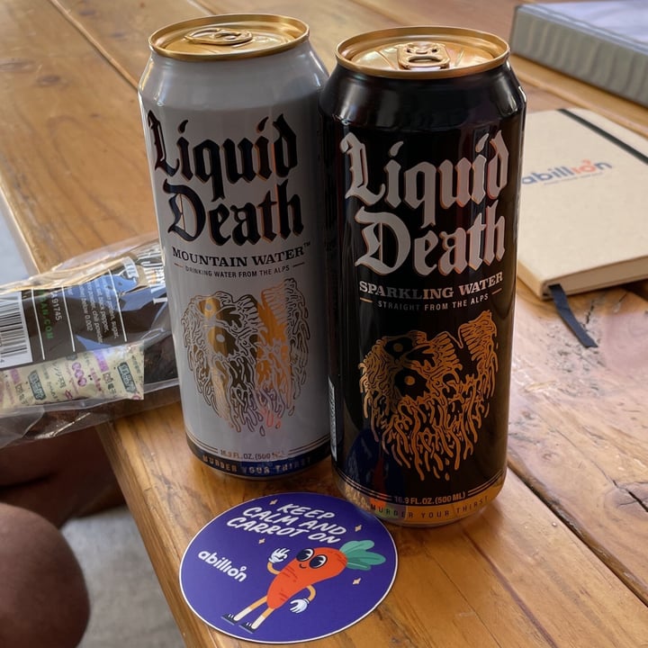 photo of Liquid death  Sparkling water shared by @mysticomathena on  08 Apr 2022 - review