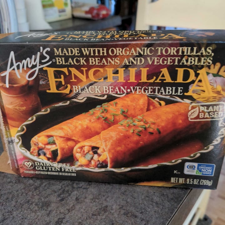 photo of Amy’s Amy's Enchiladas Black Bean Vegetable shared by @mandelici0us on  01 Sep 2021 - review