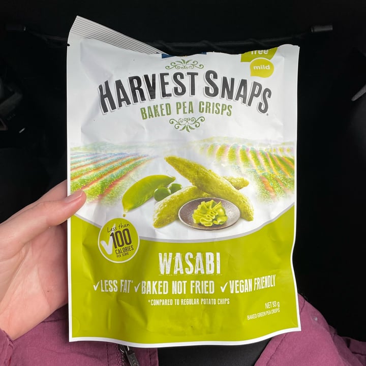 photo of Harvest Snaps Baked Pea Crisps Wasabi Flavour shared by @veggi-bella on  06 Sep 2022 - review