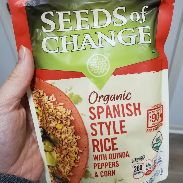 photo of Seeds of Change Organic Spanish Style Rice shared by @emilypaulsen on  06 Nov 2021 - review