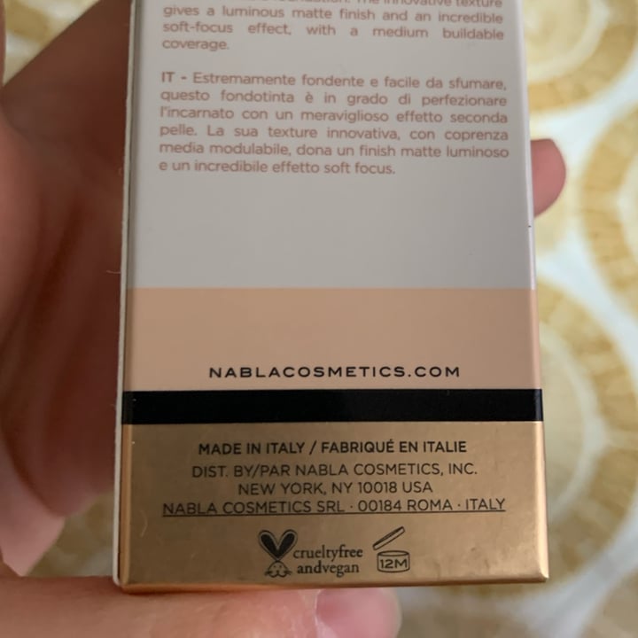 photo of Nabla Cosmetics Close up futuristic foundation shared by @carla99 on  07 May 2022 - review