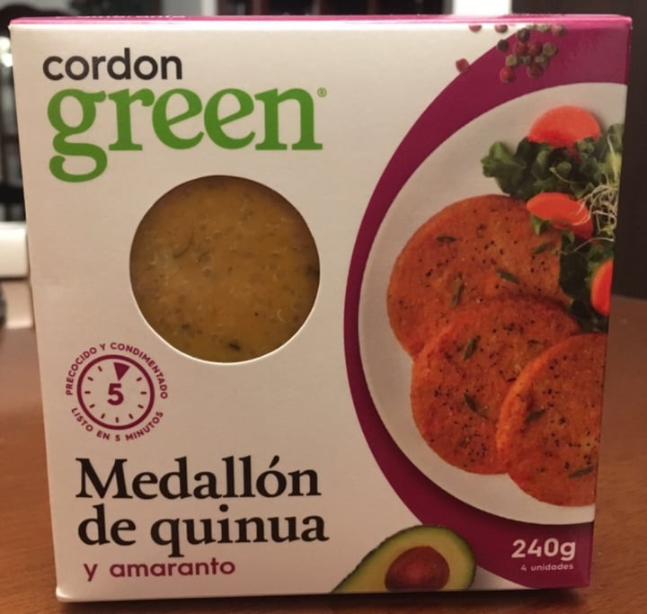 review photo of Cordon Green Medallón de Quinua y Amaranto shared by @margaritaa2 on 06 Jan 2020 - review