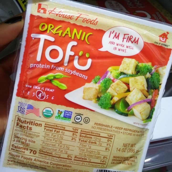 photo of House Foods Organic Firm Tofu shared by @camilaruiz on  26 Jan 2021 - review