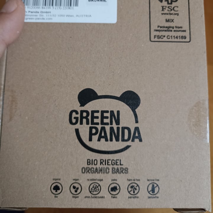 review photo of Green Panda Protein bar choco brownie shared by @earthlingmalna on 14 May 2022 - review
