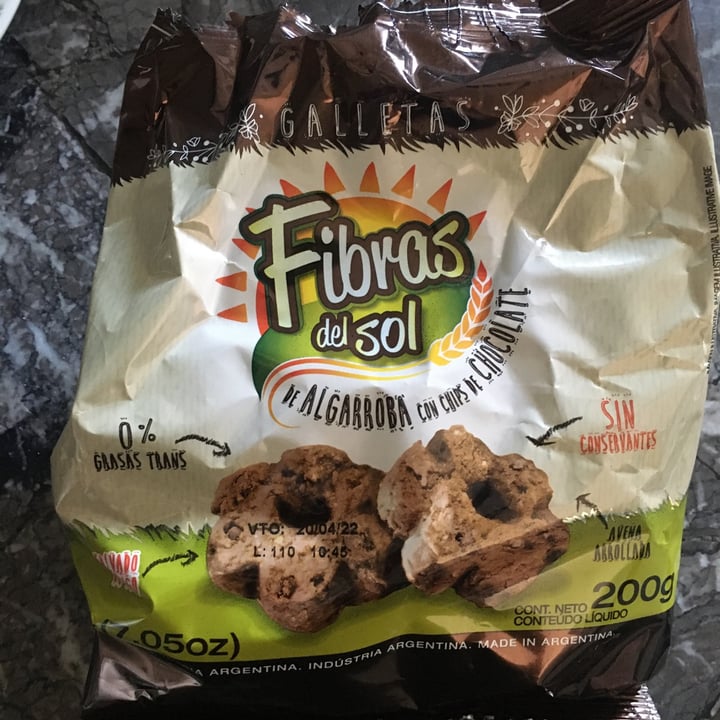 photo of Fibras del sol Galletas De Algarroba Y Chocolate shared by @maryoca on  24 Jun 2021 - review