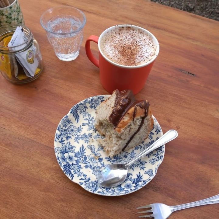 review photo of Zen Tea cafe con leche y budin cafeteria waiwen shared by @franquit0 on 31 Aug 2022 - review