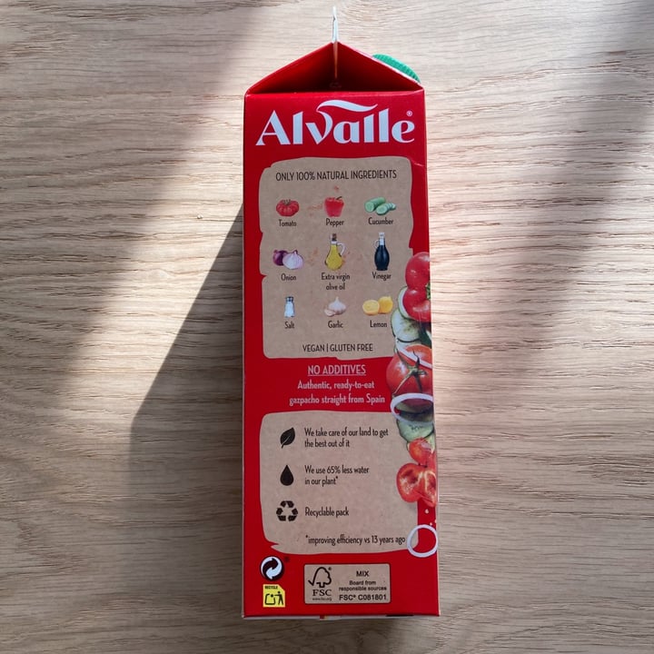 photo of Alvalle Gazpacho original shared by @-margot- on  29 Apr 2021 - review