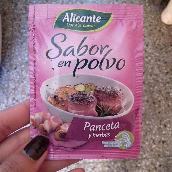 photo of Alicante Sabor en Polvo Panceta y Hierbas shared by @s0ofty on  26 Oct 2020 - review