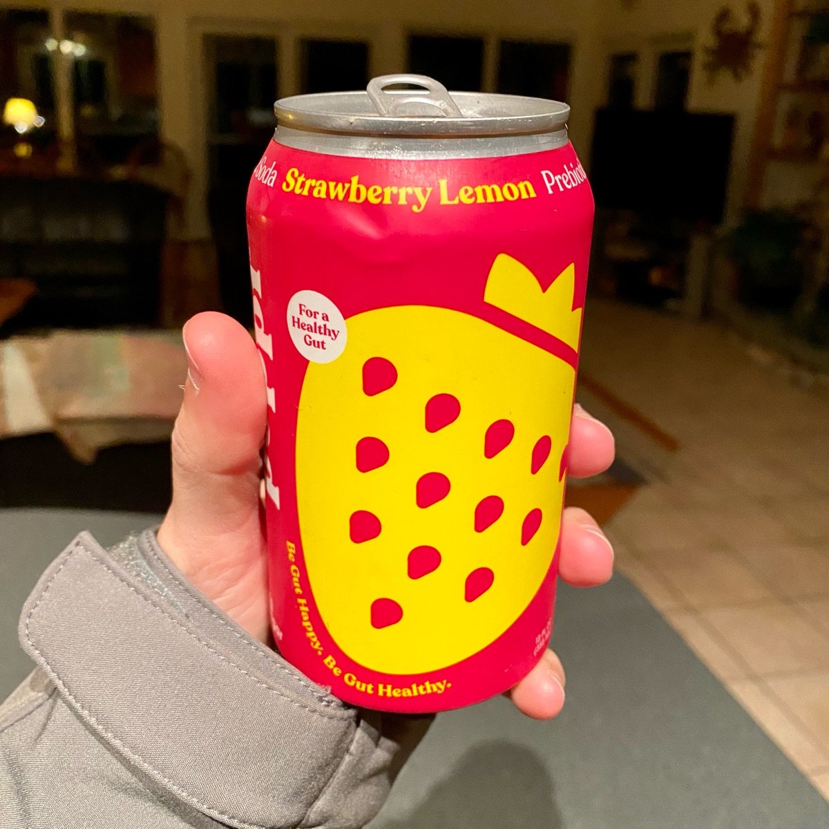 Strawberry Lemon Probiotic Soda from Poppi - Vegan Product Reviews ...
