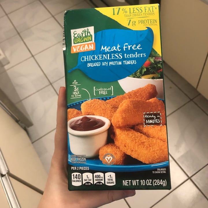 review photo of Earth Grown Meat Free Chickenless Tenders shared by @nftptldbyf on 13 Dec 2021 - review