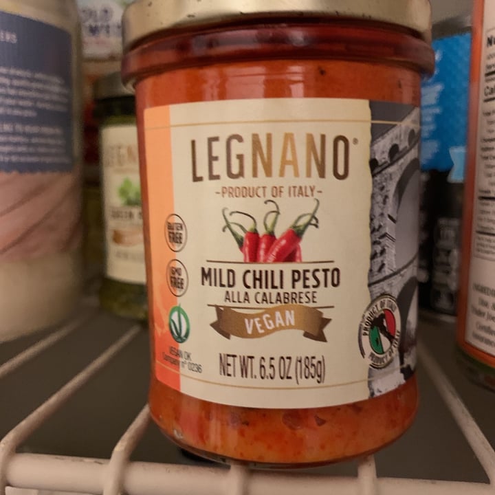 photo of Legnano Vegan Mild Chili Pesto shared by @mmadsen15 on  27 Sep 2020 - review