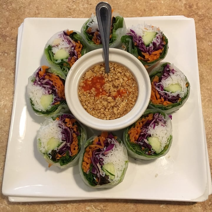 review photo of Typhoon Restaurant Fresh Vietnamese Spring Rolls shared by @vegoutwes on 09 Nov 2018 - review