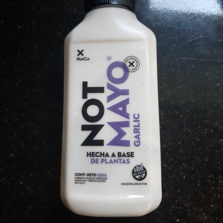 photo of NotCo Not Mayo Garlic shared by @danielfig on  04 Sep 2021 - review