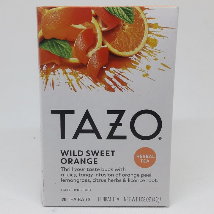photo of Tazo Wild Sweet Orange Tea shared by @carlajc on  31 Dec 2020 - review