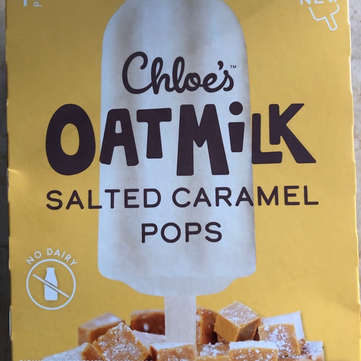 photo of Chloe’s Pops  Oat Milk Salted Caramel Pops shared by @maryannkiger on  11 Jun 2021 - review