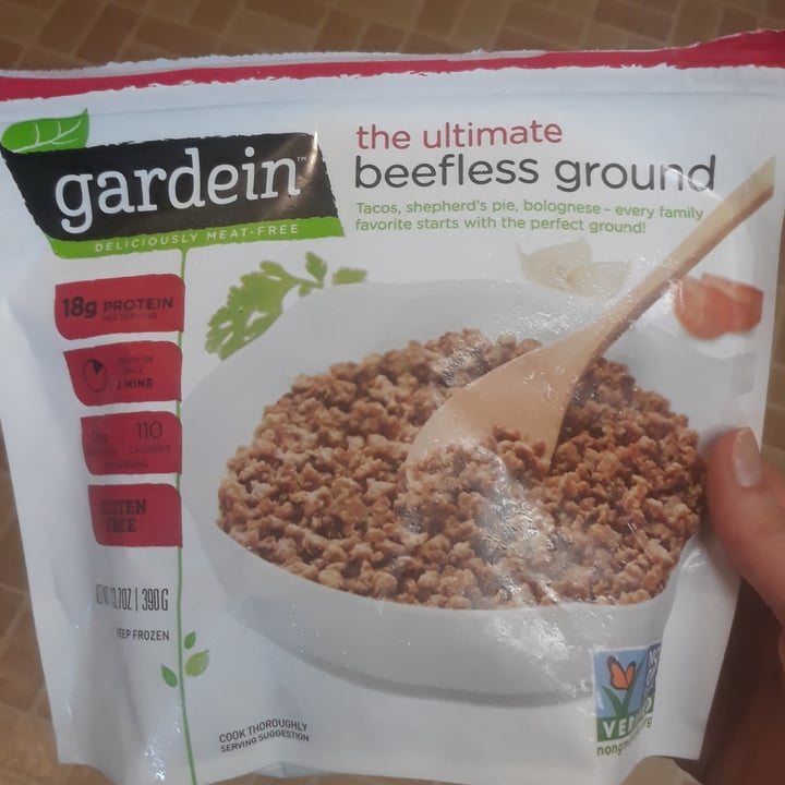 photo of Gardein The Ultimate Beefless Ground shared by @hannahamell on  24 Jul 2021 - review