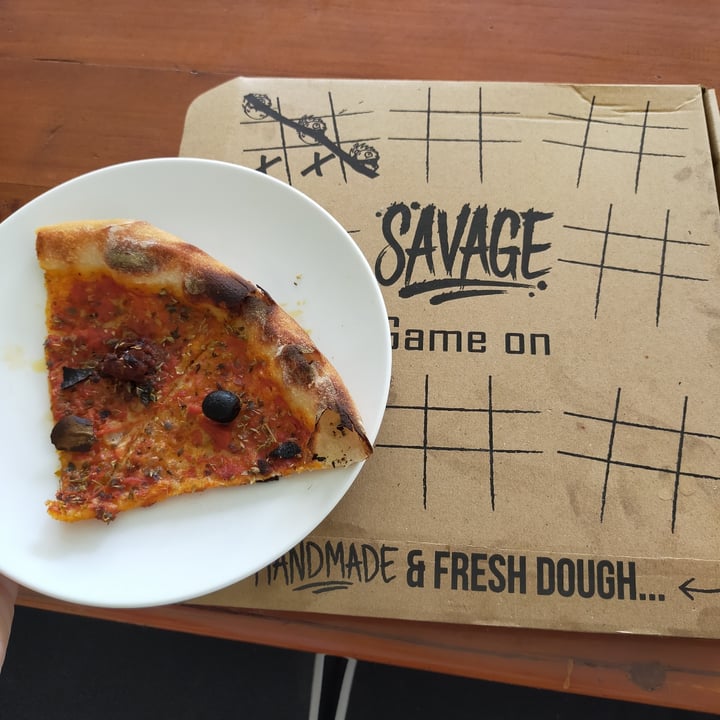 review photo of Savage Pizza Vegan Pizza shared by @yogagabev on 19 Sep 2020 - review