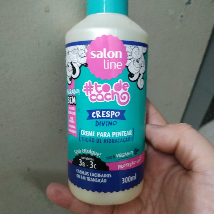 photo of Salon line #to de cacho - creme para pentear - crespo divino shared by @ktmoliveira on  10 May 2022 - review