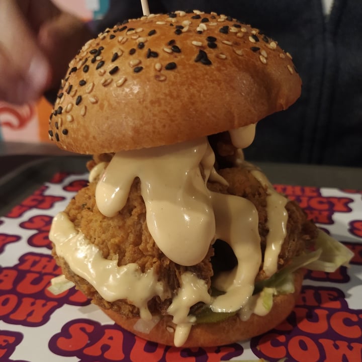 photo of The Saucy Cow Vegan Food Temple Bar The Saucy Burger shared by @vegsupergirl on  08 May 2022 - review