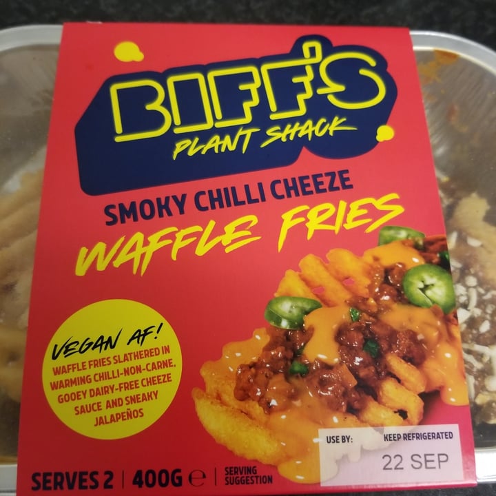 photo of Biff’s Plant Shack smoky chili cheeze waffle fries shared by @rockchic on  01 Oct 2022 - review