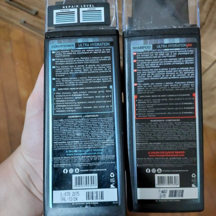 review photo of Truss Shampoo e Condicionador Ultra Hydration shared by @guizardialine on 07 Nov 2022 - review