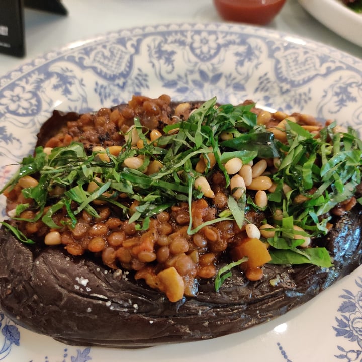 photo of MERCI MARCEL CLUB STREET Roasted eggplant (vegan) shared by @fourdollars on  29 Jun 2022 - review