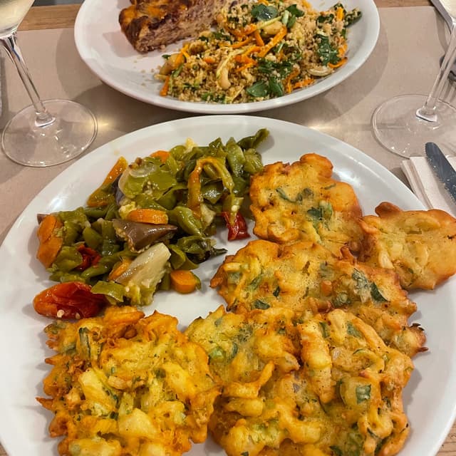 Photo of the dish “Panelle e Caponata”