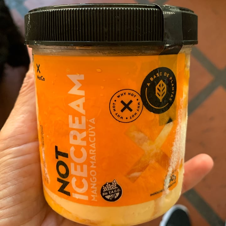 photo of NotCo Not Icecream Mango Maracuyá shared by @jacquelinechaves on  12 Mar 2022 - review