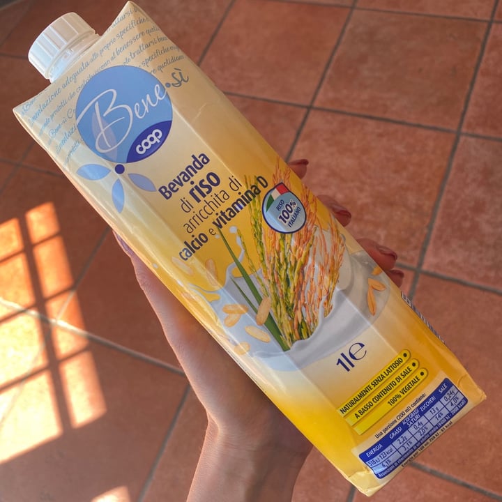 photo of Bene.Si coop Bevanda di riso arricchita di calcio e vitamina D shared by @salvalice on  24 Apr 2021 - review