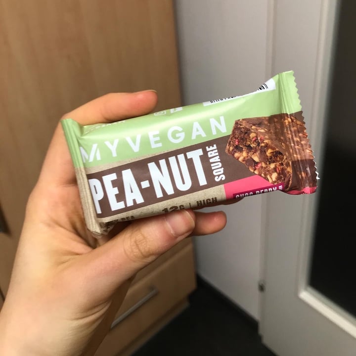 photo of MYVEGAN Pea-Nut Square- Choc Berry shared by @addictedtopeas on  29 Jun 2022 - review