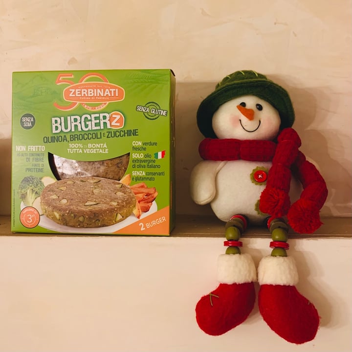 photo of Zerbinati Burger'Z Quinoa, Broccoli e Zucchine shared by @isabelbii on  21 Dec 2020 - review