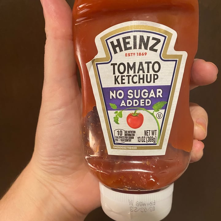 photo of Heinz Tomato Ketchup No Sugar shared by @kmeregali on  28 Apr 2022 - review