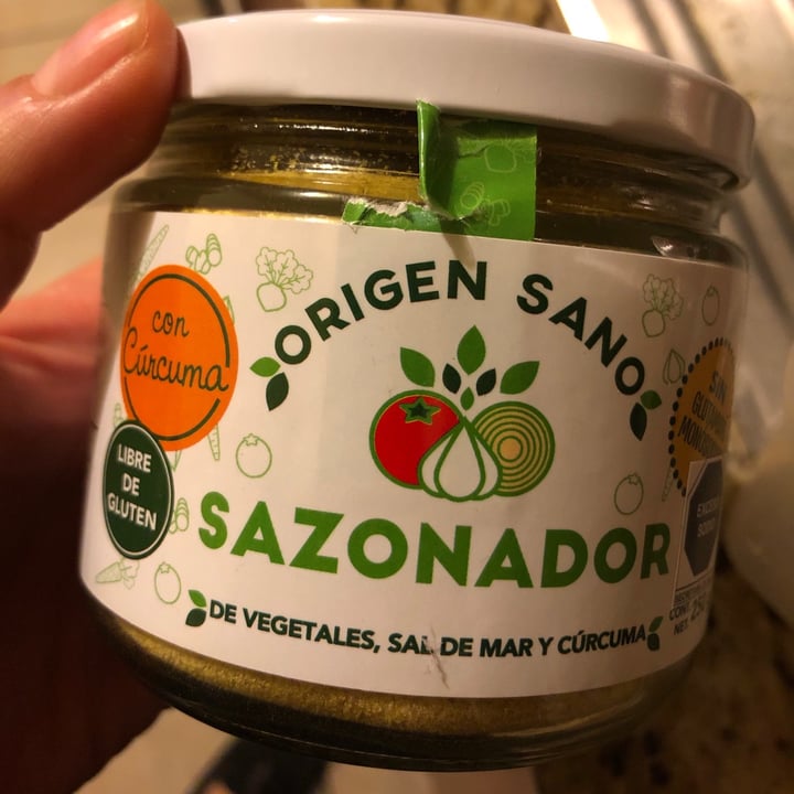 photo of Origen sano Sazonador Aceite de Oliva, Sal de Mar y Curcuma shared by @gisgisela on  08 Feb 2021 - review