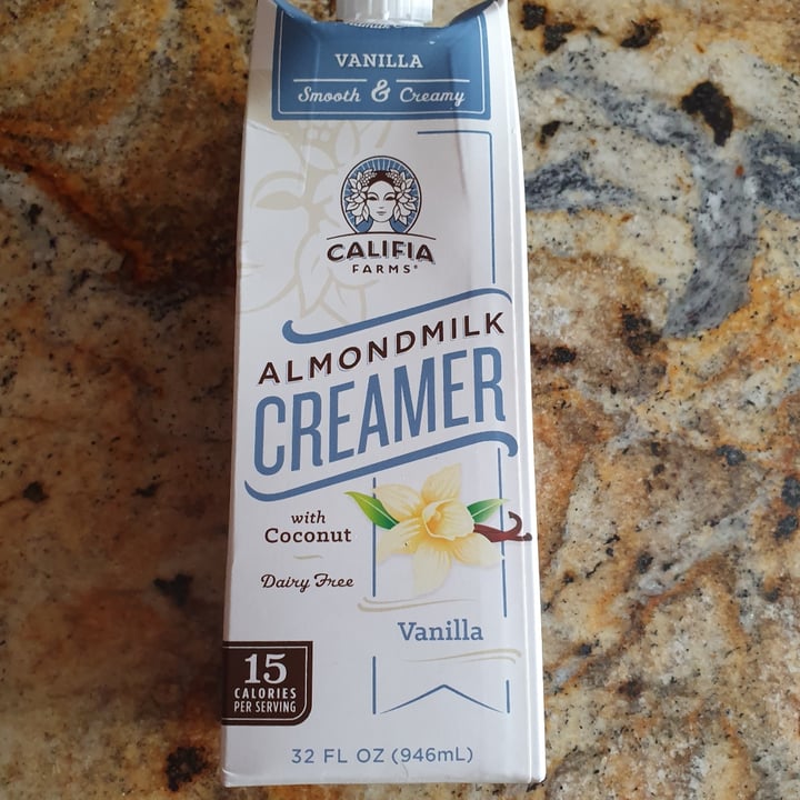 photo of Califia Farms Almondmilk Creamer Vanilla shared by @anistavrou on  03 Aug 2020 - review