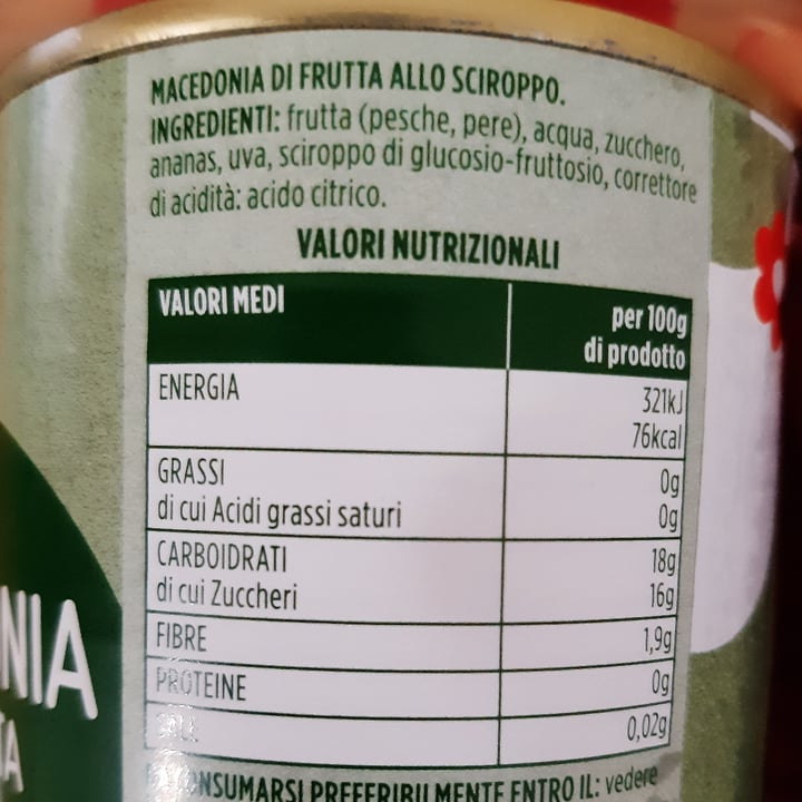 photo of Conad Macedonia Di Frutta In Sciroppo shared by @consusmall on  13 Sep 2022 - review