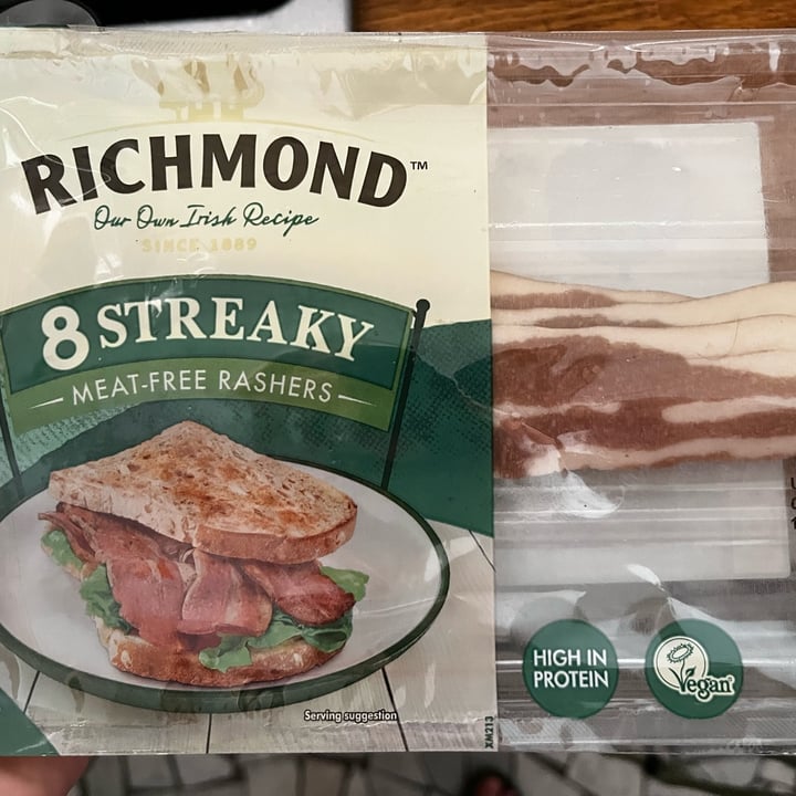 photo of Richmond 8 Back Meat-Free Rashers shared by @girvinn on  05 Aug 2022 - review