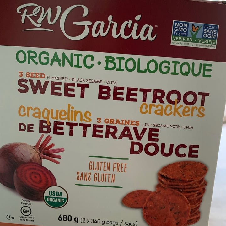 photo of RW Garcia Sweet Beet Crackers shared by @sharicatlady on  26 Jun 2021 - review