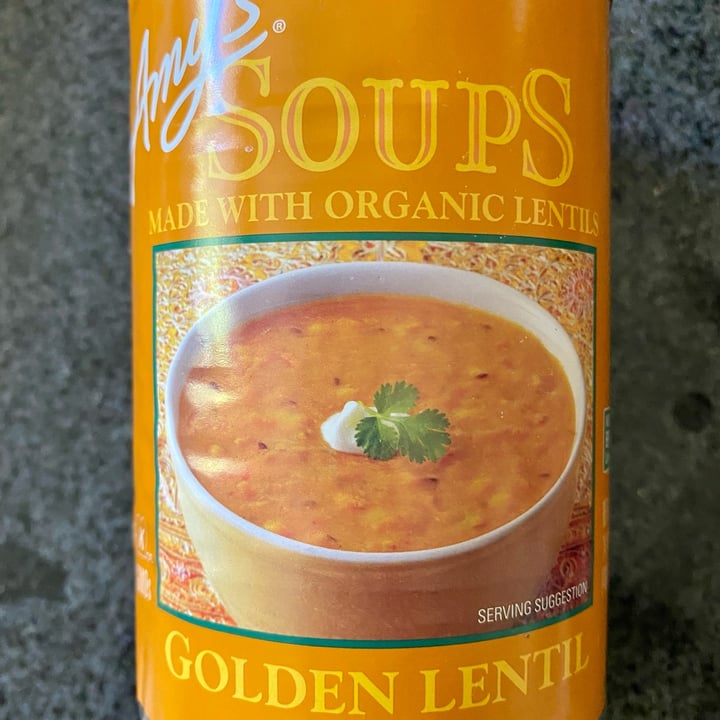 photo of Amy’s Kitchen Indian golden lentil soup shared by @sandrews on  11 Aug 2022 - review