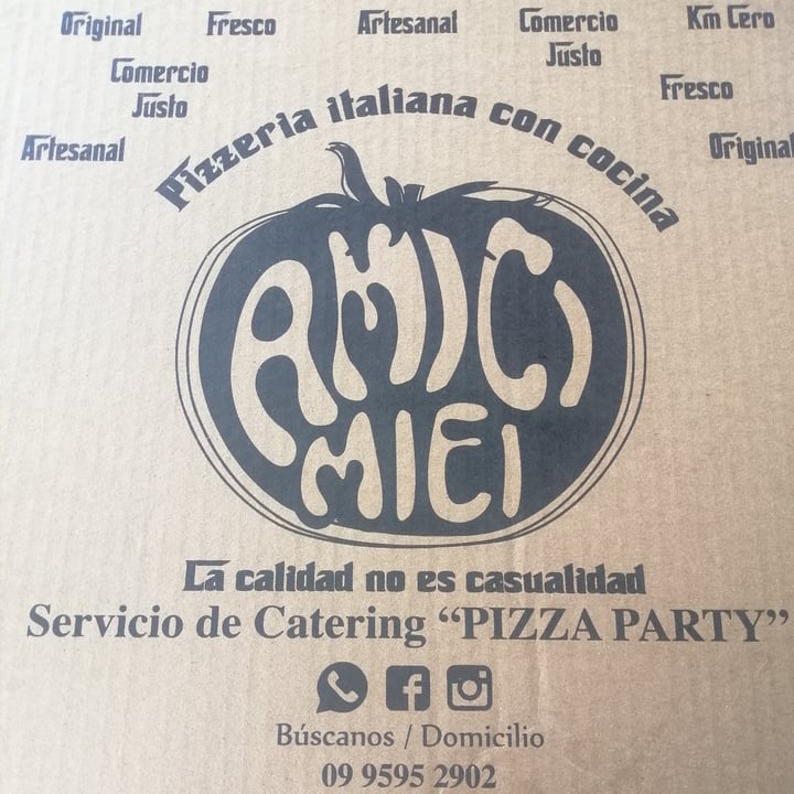 review photo of Pizzería Amici Miei Giovina Vegana shared by @sebastianr on 13 Oct 2021 - review