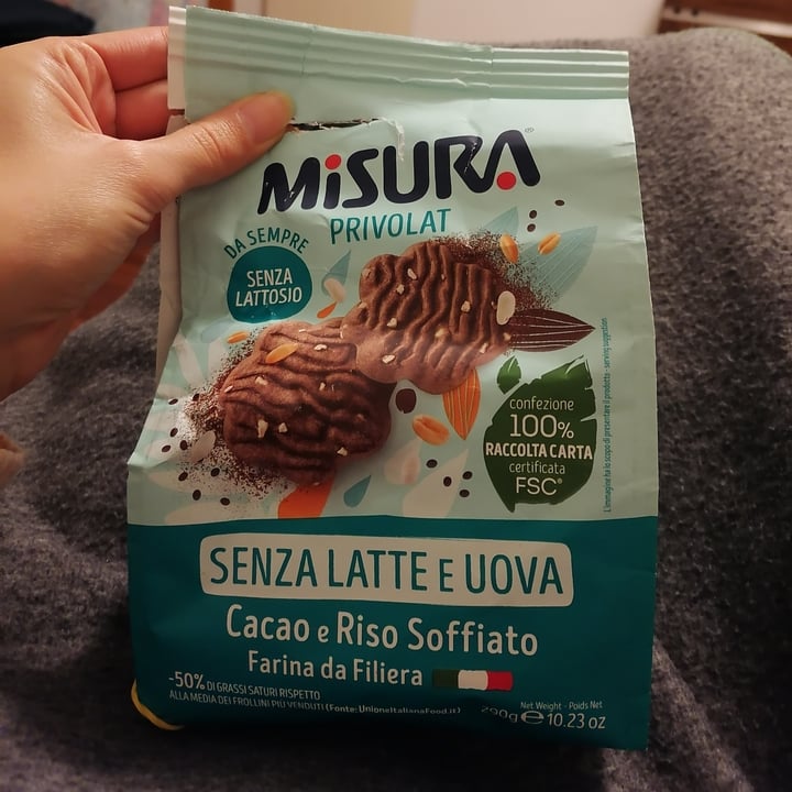photo of Misura Biscotti con cacao e riso soffiato - Privolat shared by @angieliberatutti on  24 Nov 2022 - review