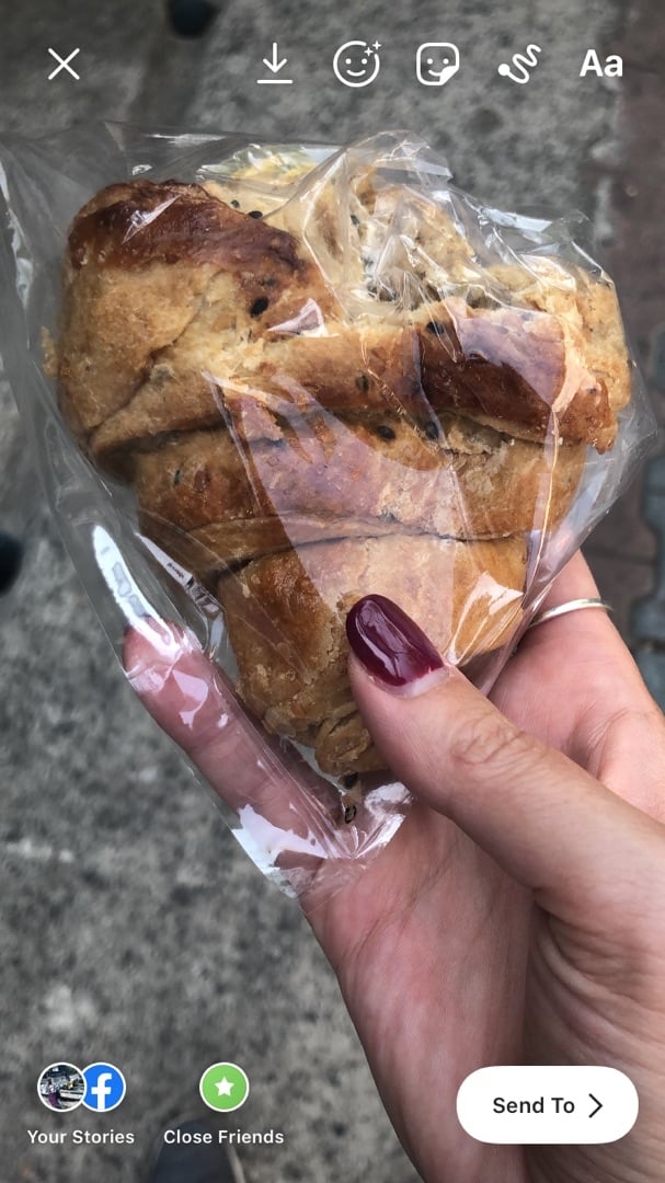 photo of Da's Home Bakery Vegan Croissant shared by @andreaalexandra on  04 Feb 2020 - review