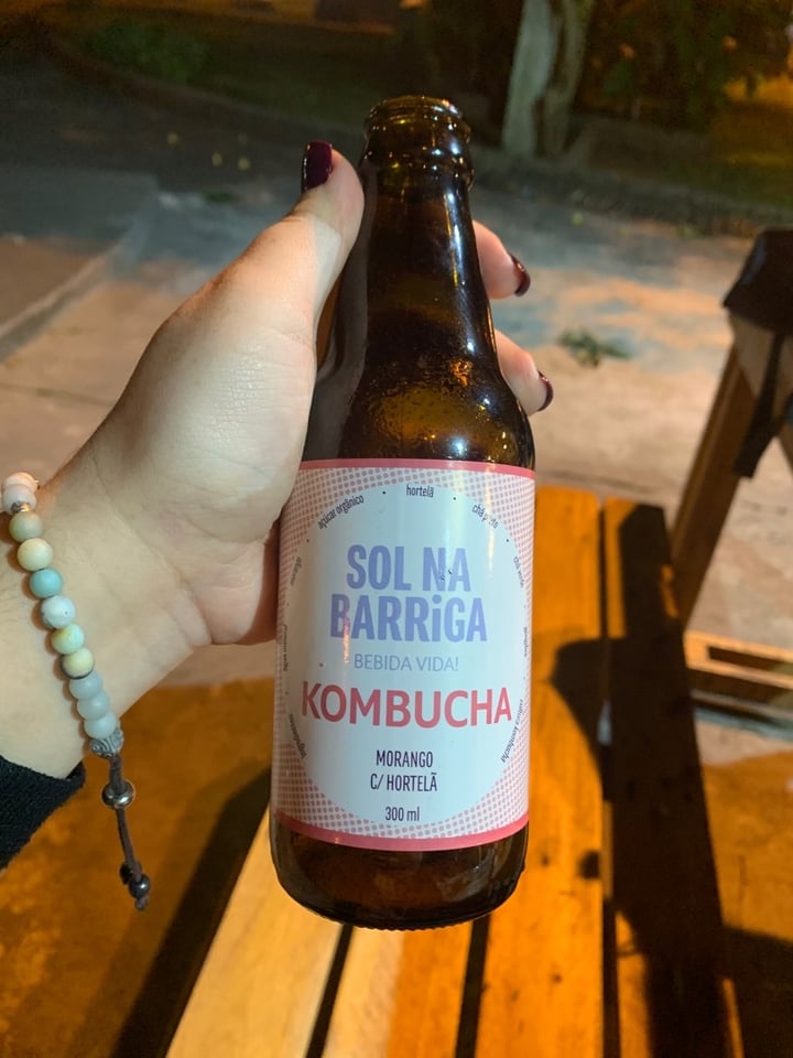 photo of Sol na Barriga Kombucha de Morango shared by @beatrizcs on  17 Mar 2020 - review