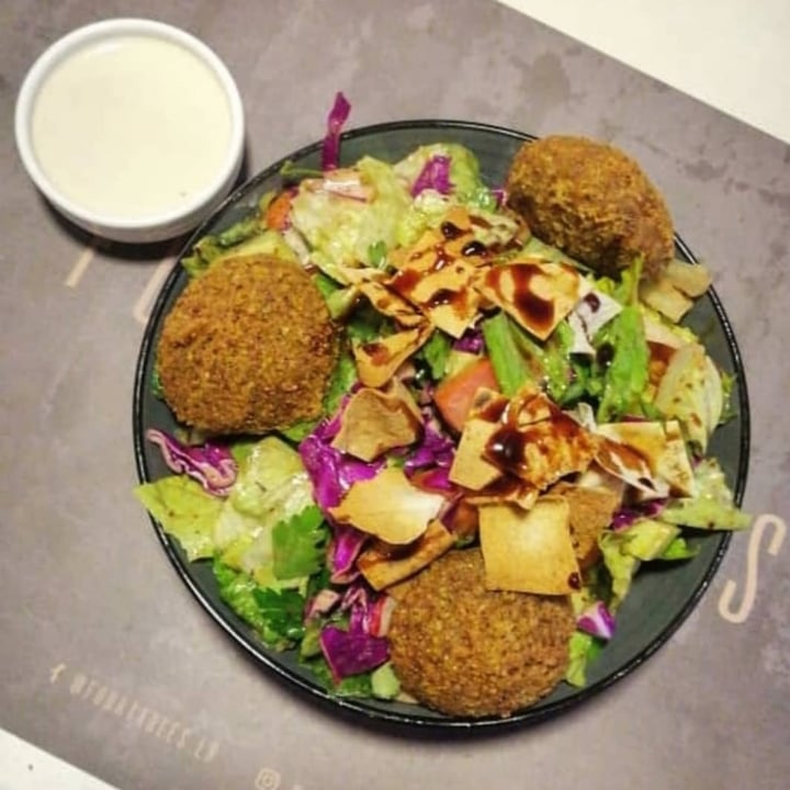 review photo of Four Tables Fatouch Salad shared by @ksamaha on 07 Aug 2020 - review
