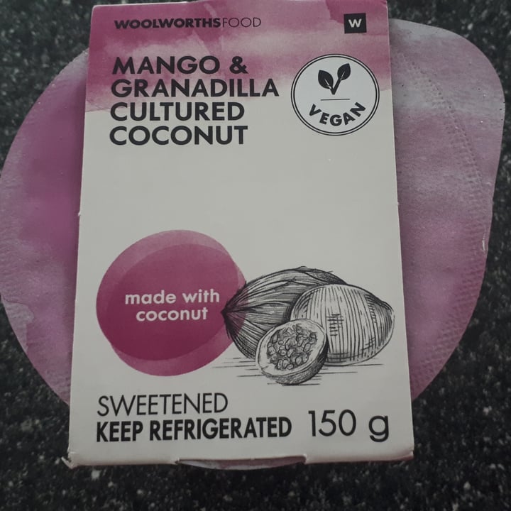 photo of Woolworths Food Mango & Granadilla Cultured Coconut shared by @colleenc on  11 Jul 2020 - review