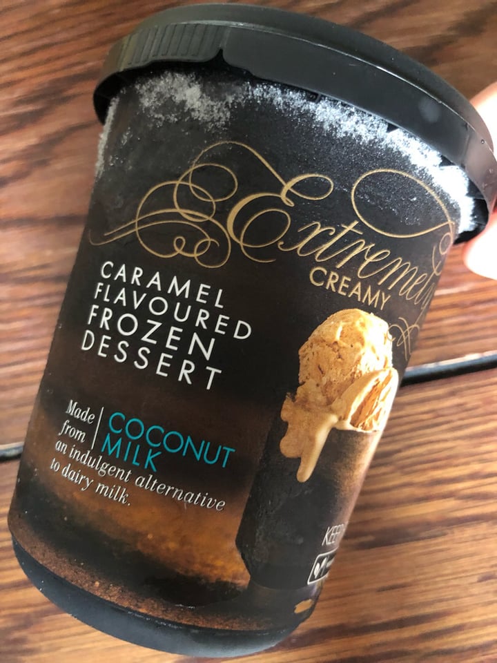 photo of Woolworths Food Caramel Flavored Frozen Dessert shared by @vegancathy on  04 Oct 2019 - review