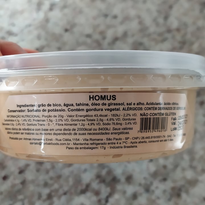 photo of Derbak Homus shared by @carlak on  21 Jul 2021 - review